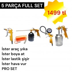 MİLTECH PRO HAVALI 5 PARÇA ÇOK AMAÇLI SET 
