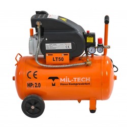 Mil-tech 50 Litre 2 Hp 8 Bar Hava Kompresörü